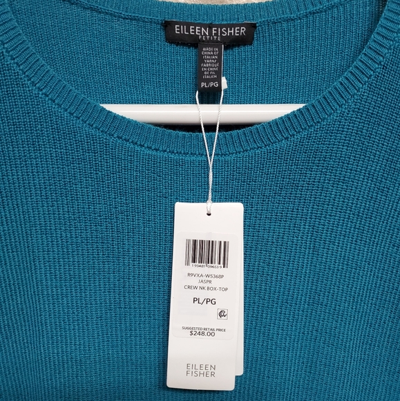 Eileen Fisher crew neck real sweater petite M - Picture 2 of 6